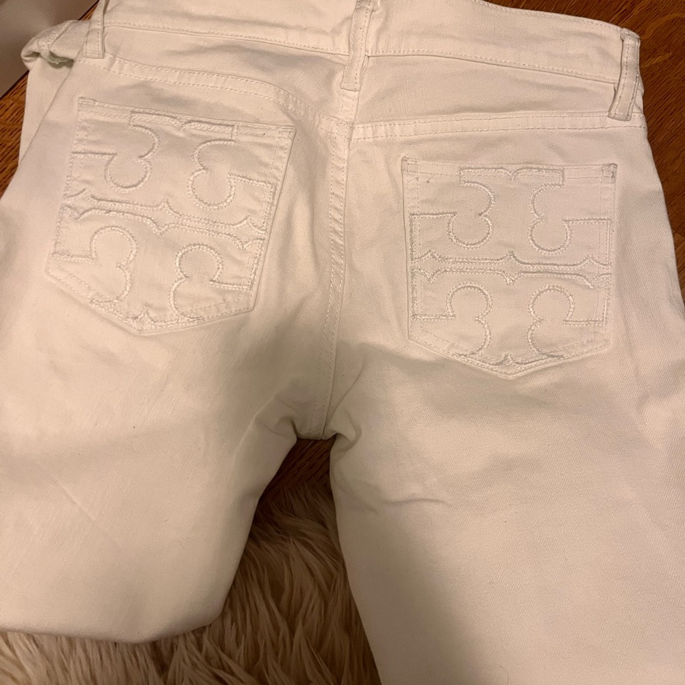 White Tory Burch jeans